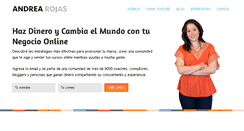 Desktop Screenshot of andrearojas.net